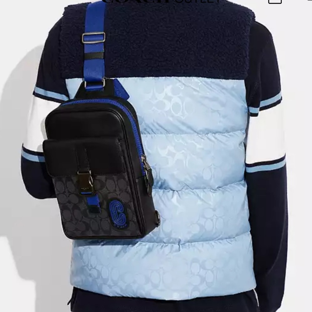 Coach Men’s Track Pack Sling Bag